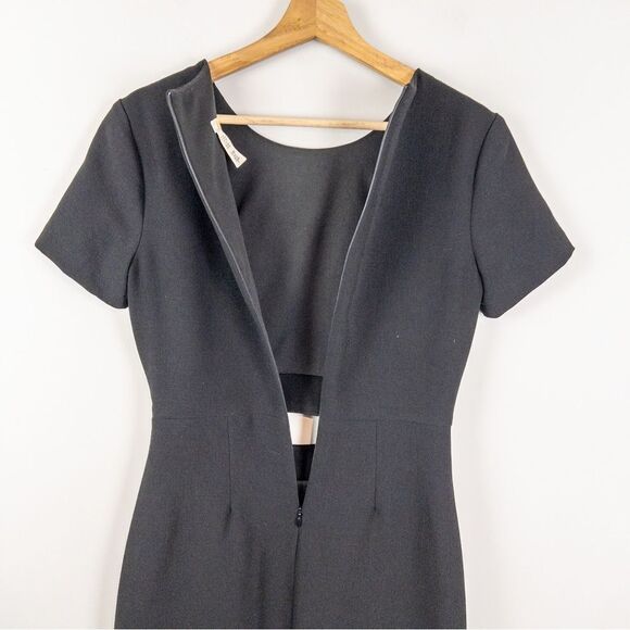 Rubber Ducky Productions Womens Black Cutout Front Mini Dress Size Medium - Picture 6 of 9